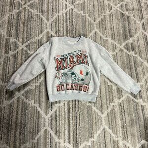 University of Miami Go Canes Sweatshirt